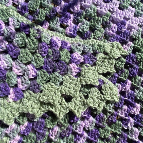 Handmade crocheted shawl shrug sweater. #1 - Picture 3 of 5